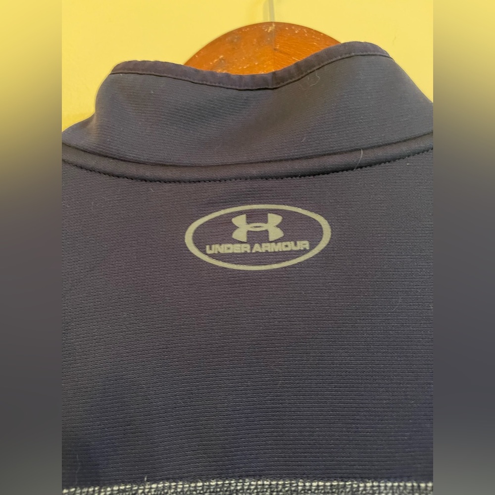 Men's Under Armour Half Zip Sweater Gray Size S - Picture 11 of 11